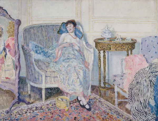 In the Boudoir av Frederick Carl Frieseke