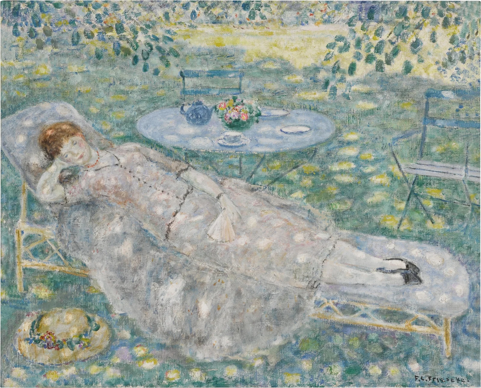Sun Spots av Frederick Carl Frieseke