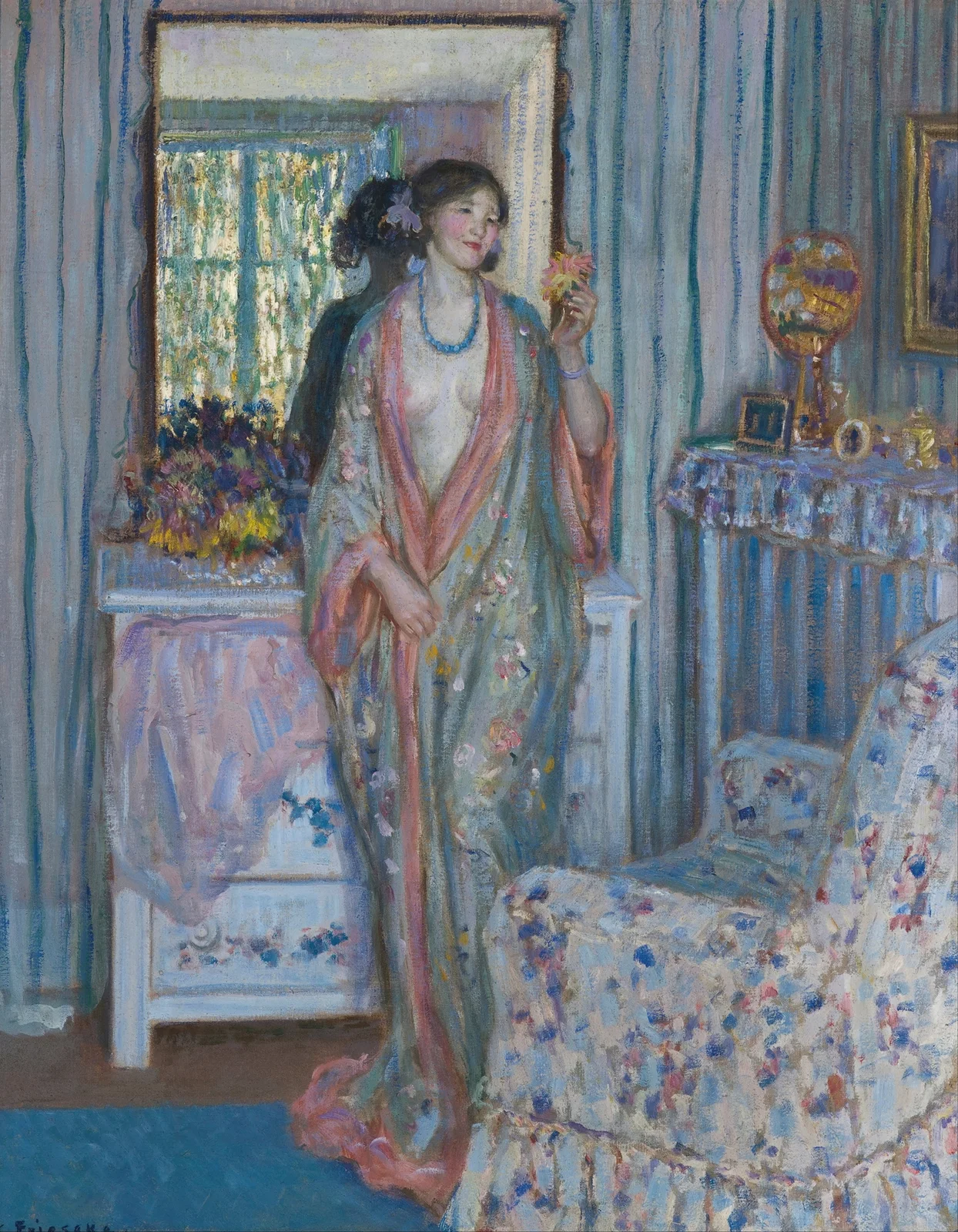 The Robe av Frederick Carl Frieseke