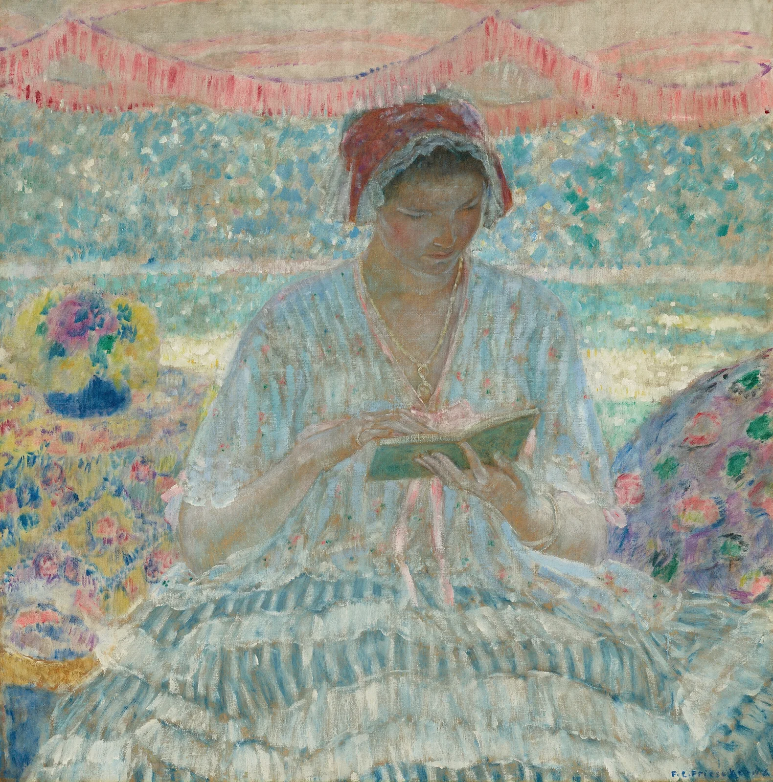 Under the Awning av Frederick Carl Frieseke