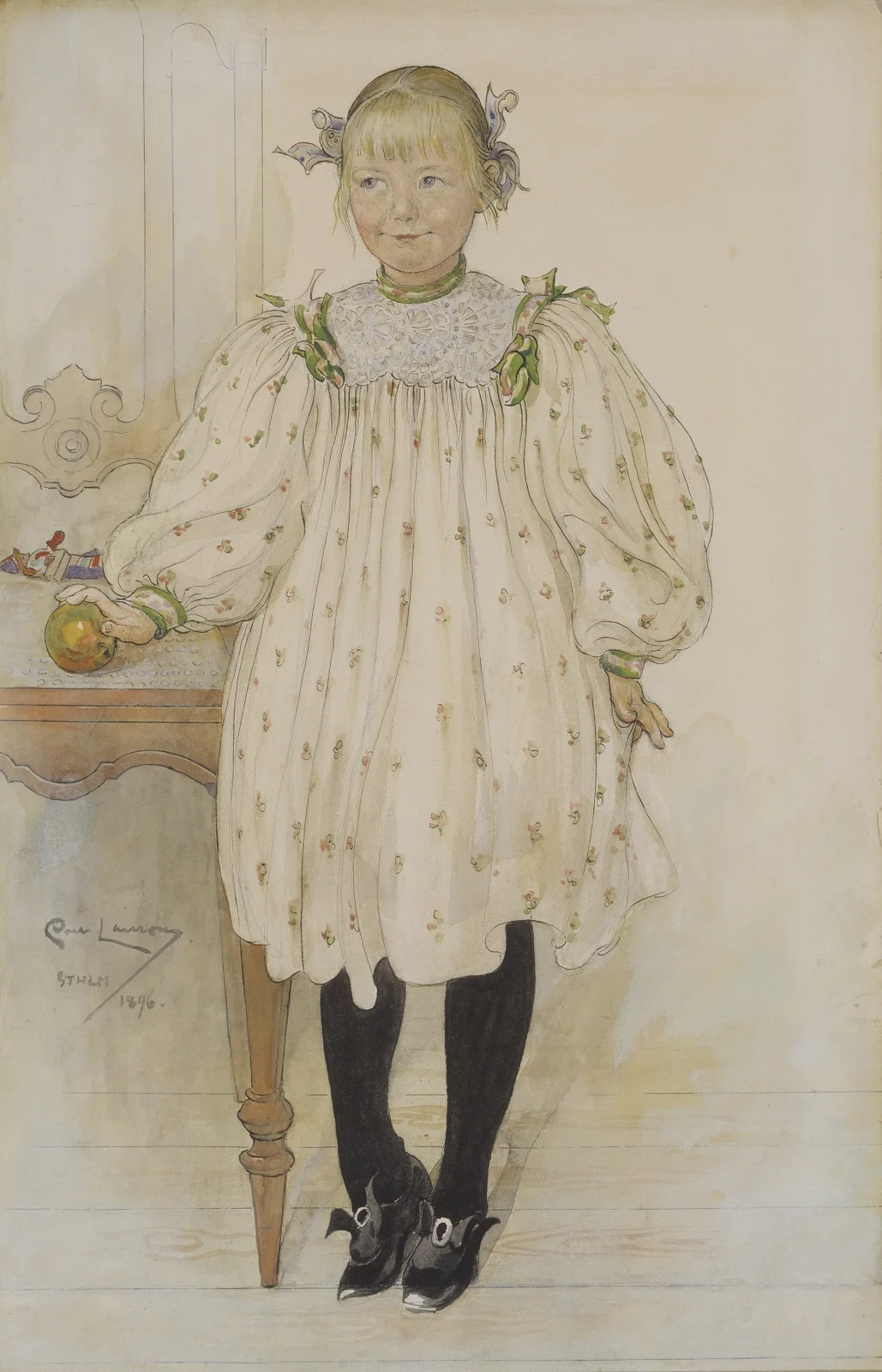 Martha Winslow av Carl Larsson