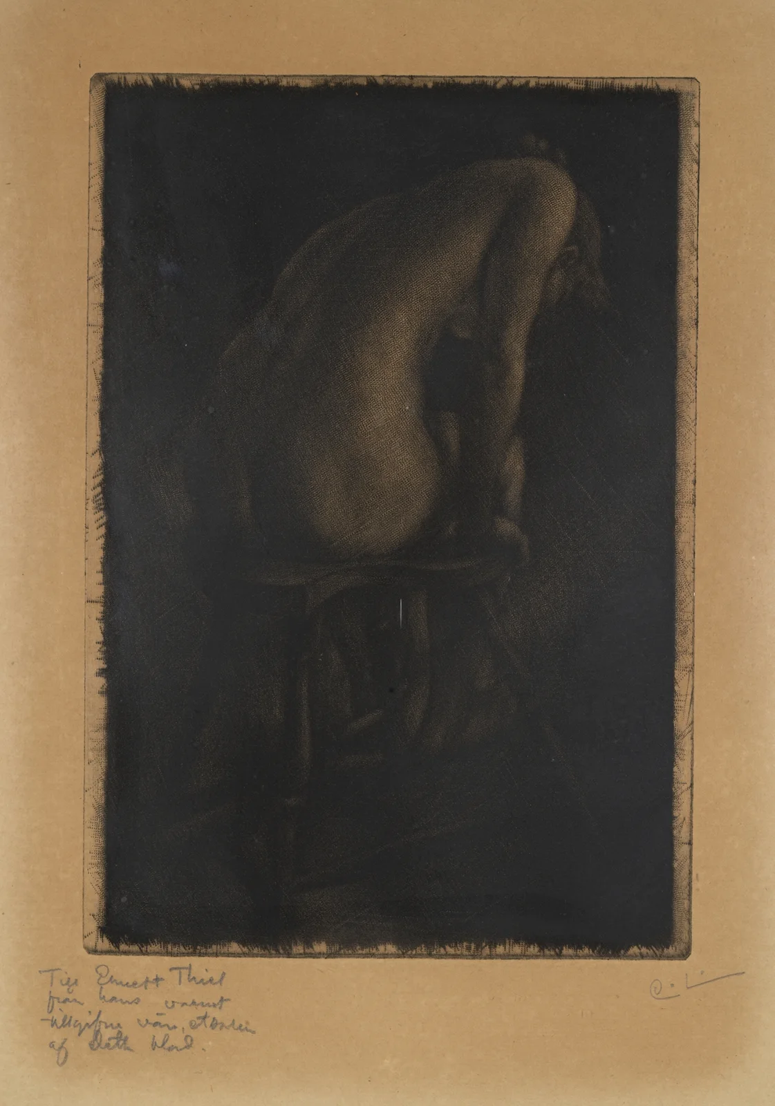 Model av Carl Larsson