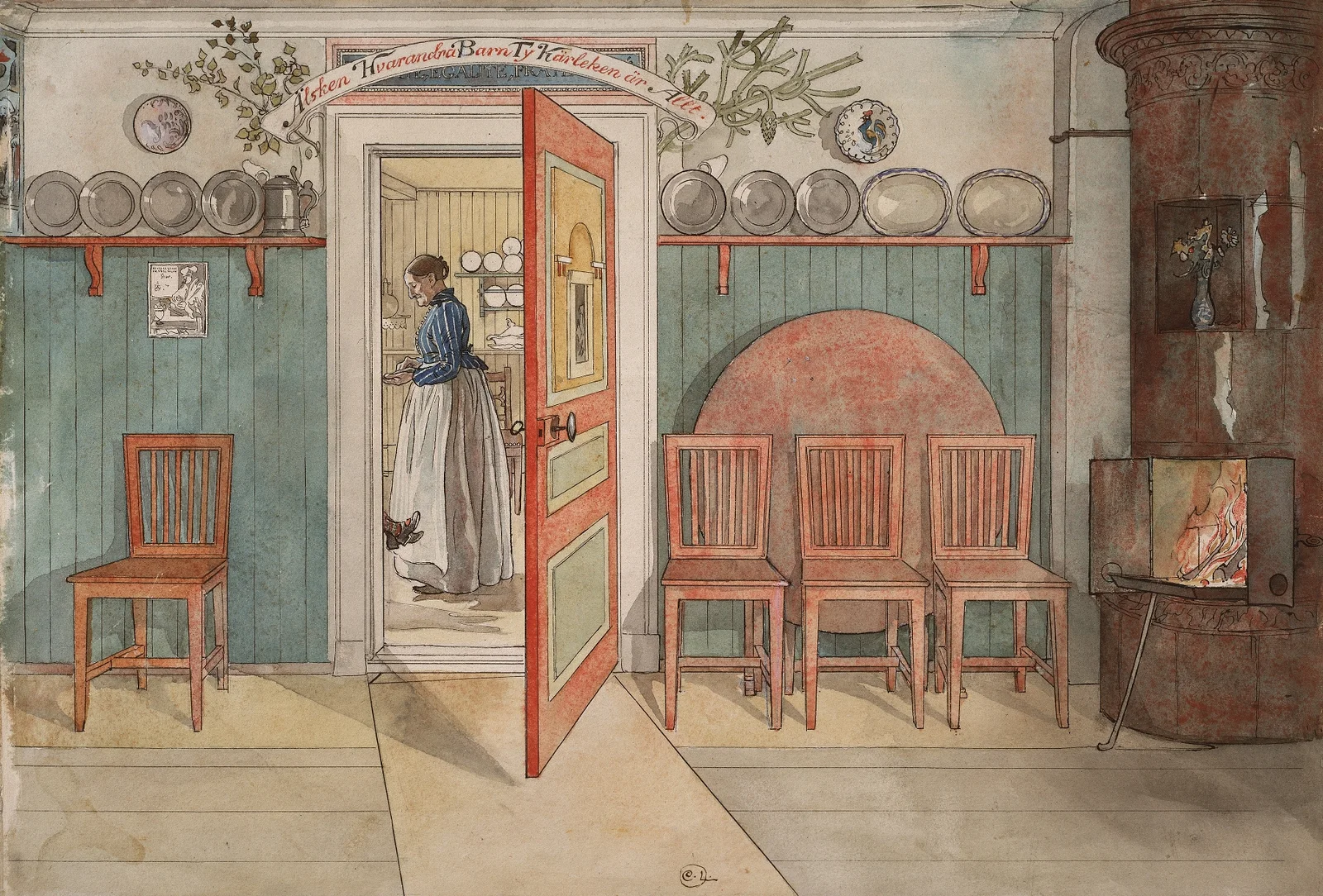 Old Anna av Carl Larsson
