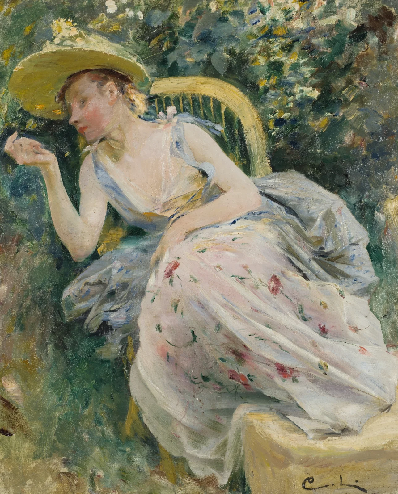 Study for Rokoko av Carl Larsson
