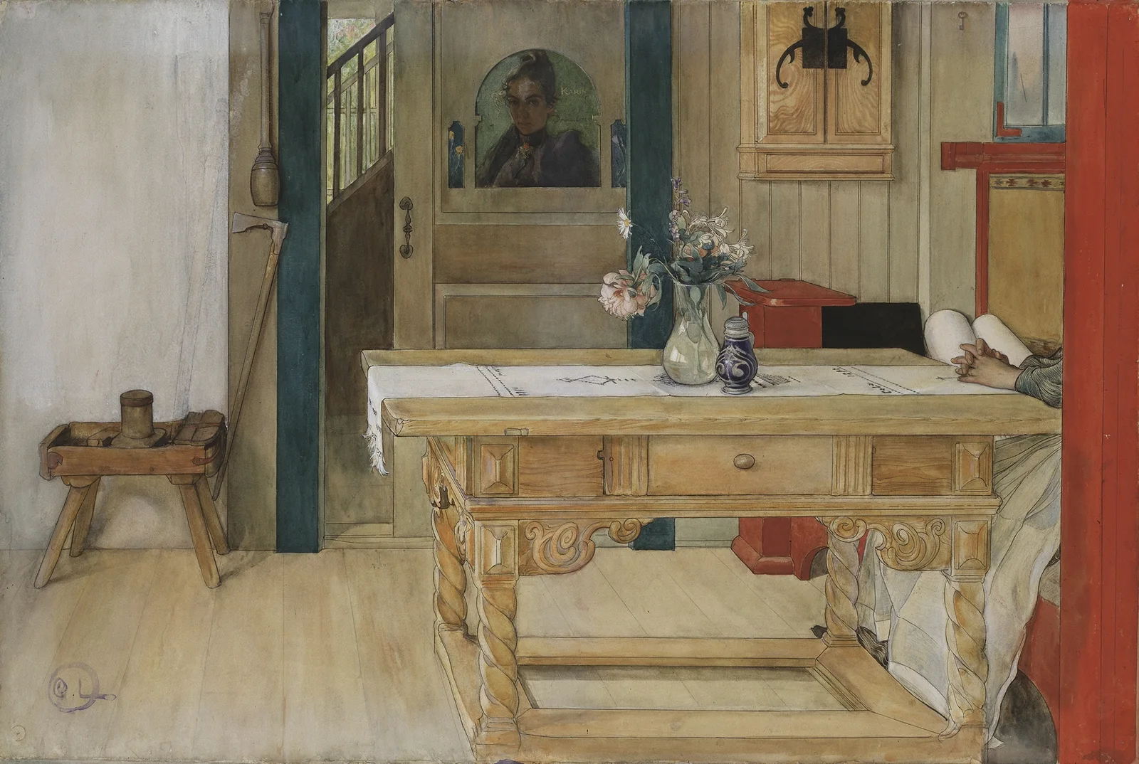 Sunday Rest av Carl Larsson