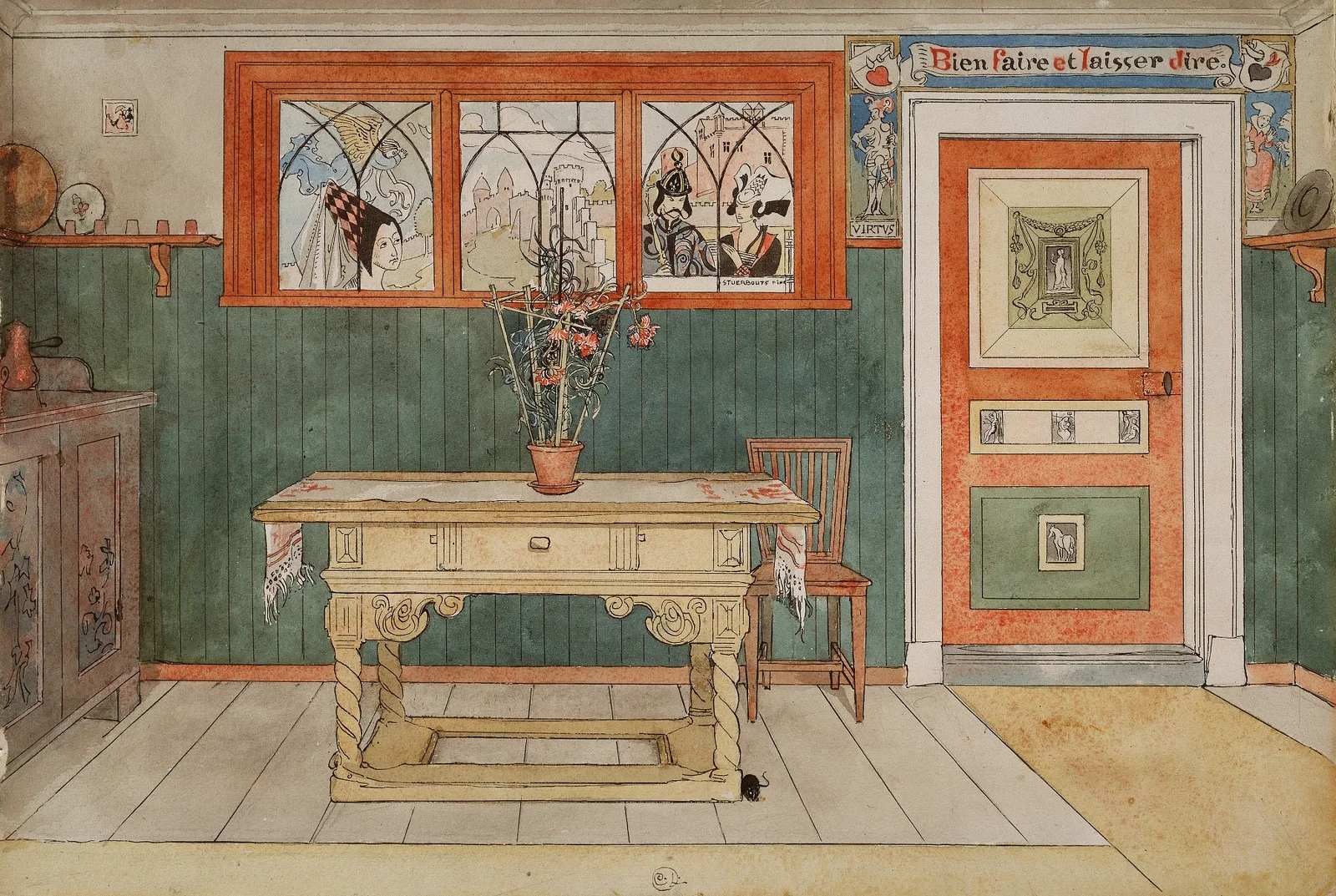 The Dining Room av Carl Larsson