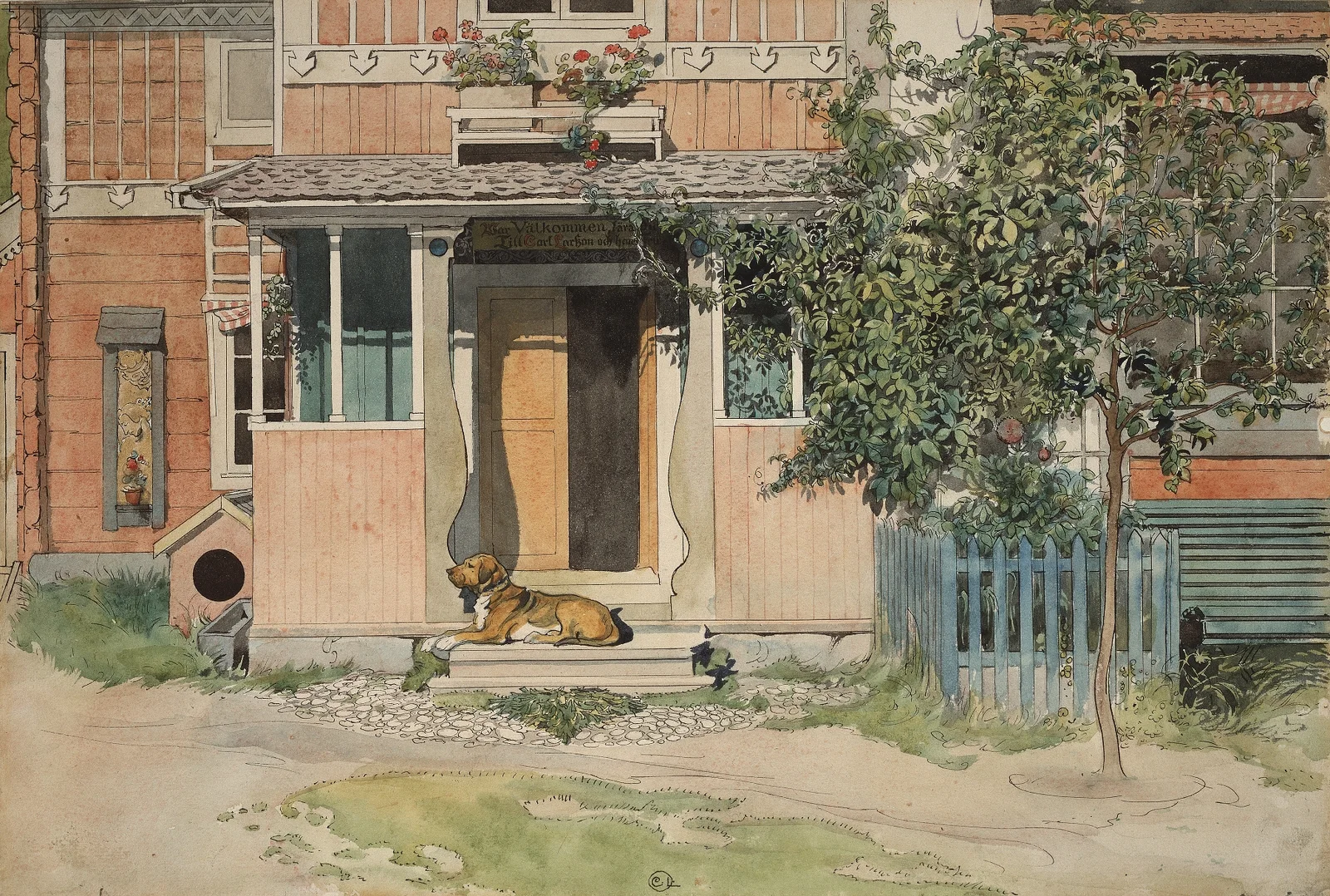 The Veranda av Carl Larsson