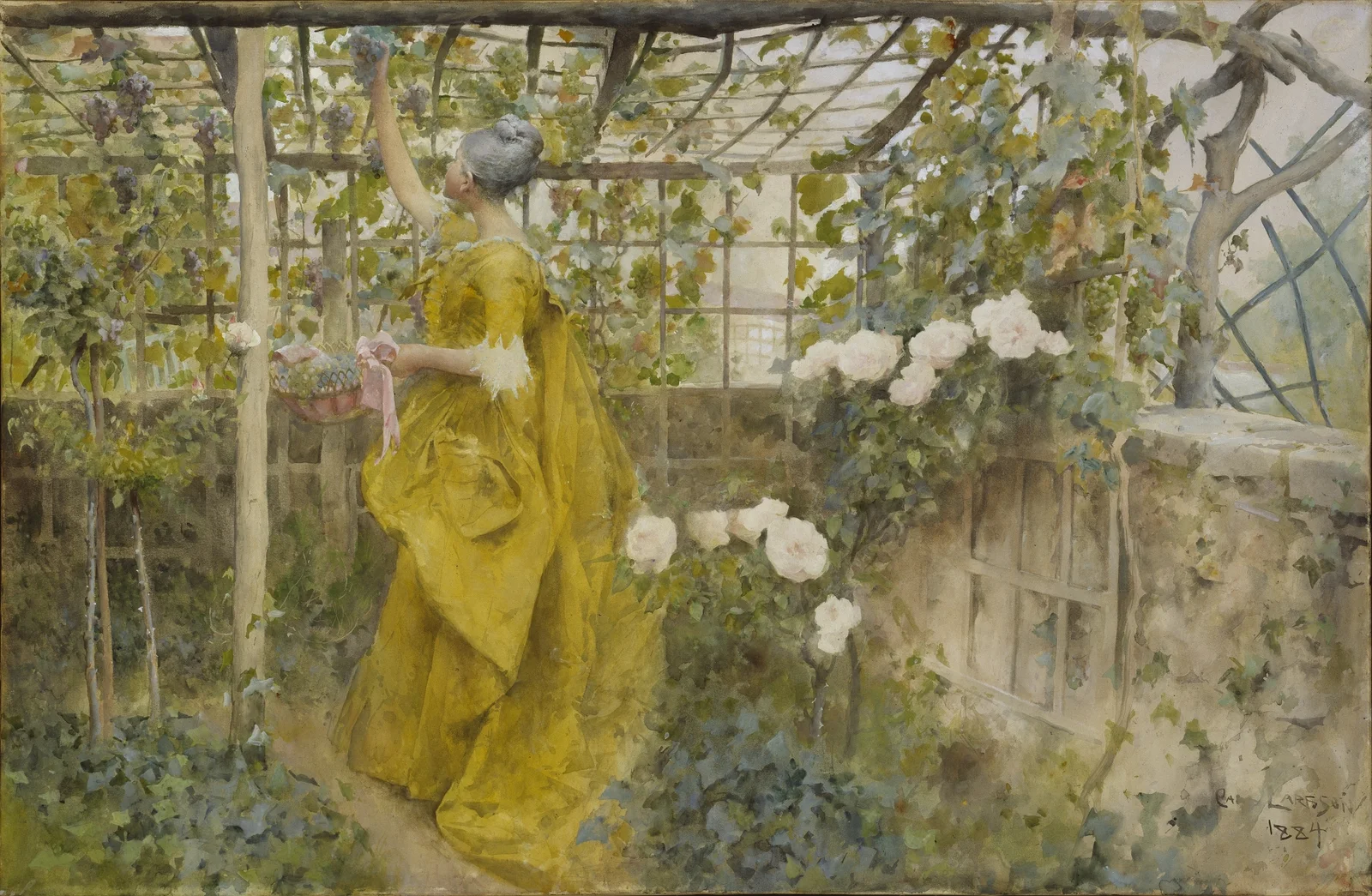 The Vine av Carl Larsson