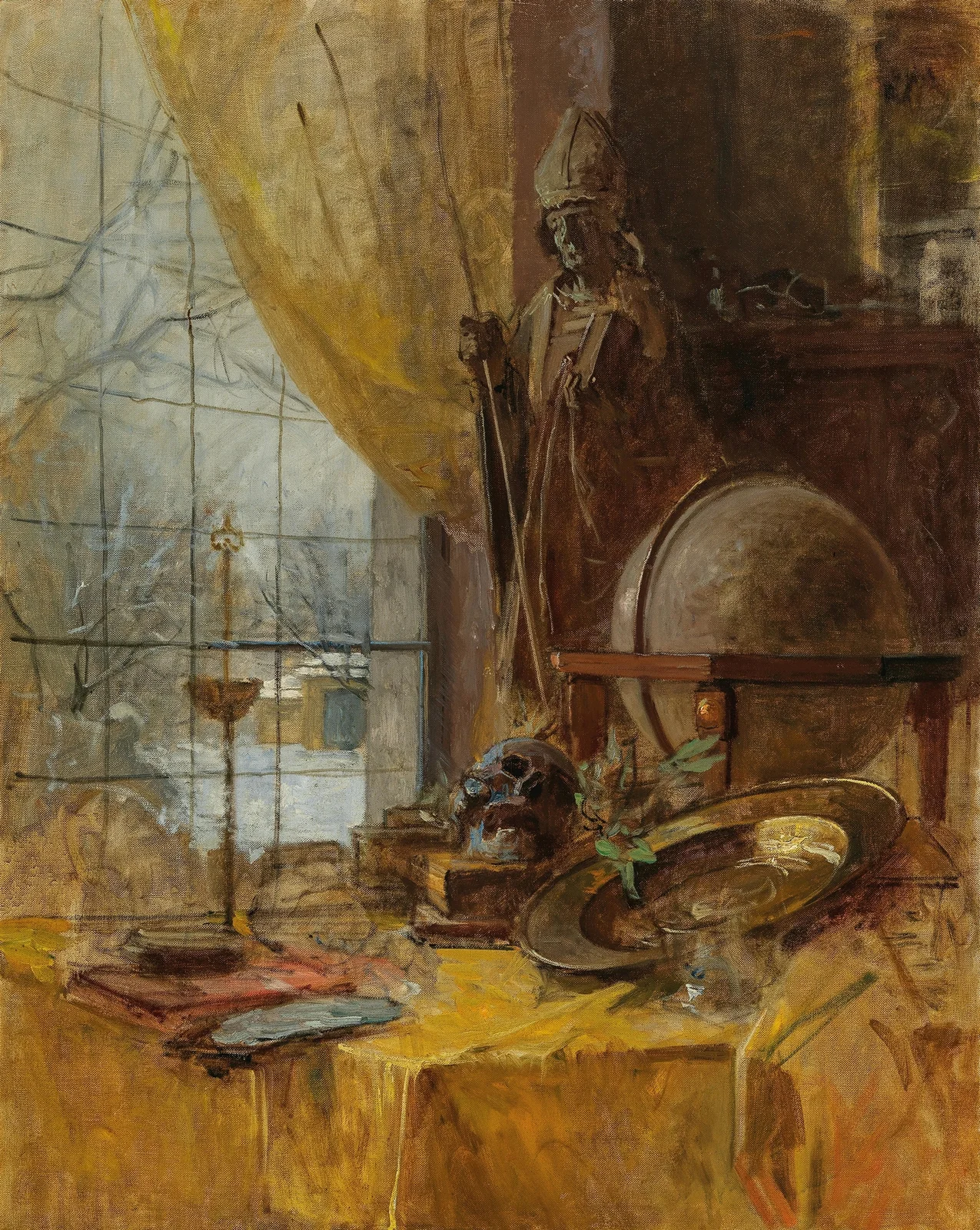 Atelieransicht av Carl Moll