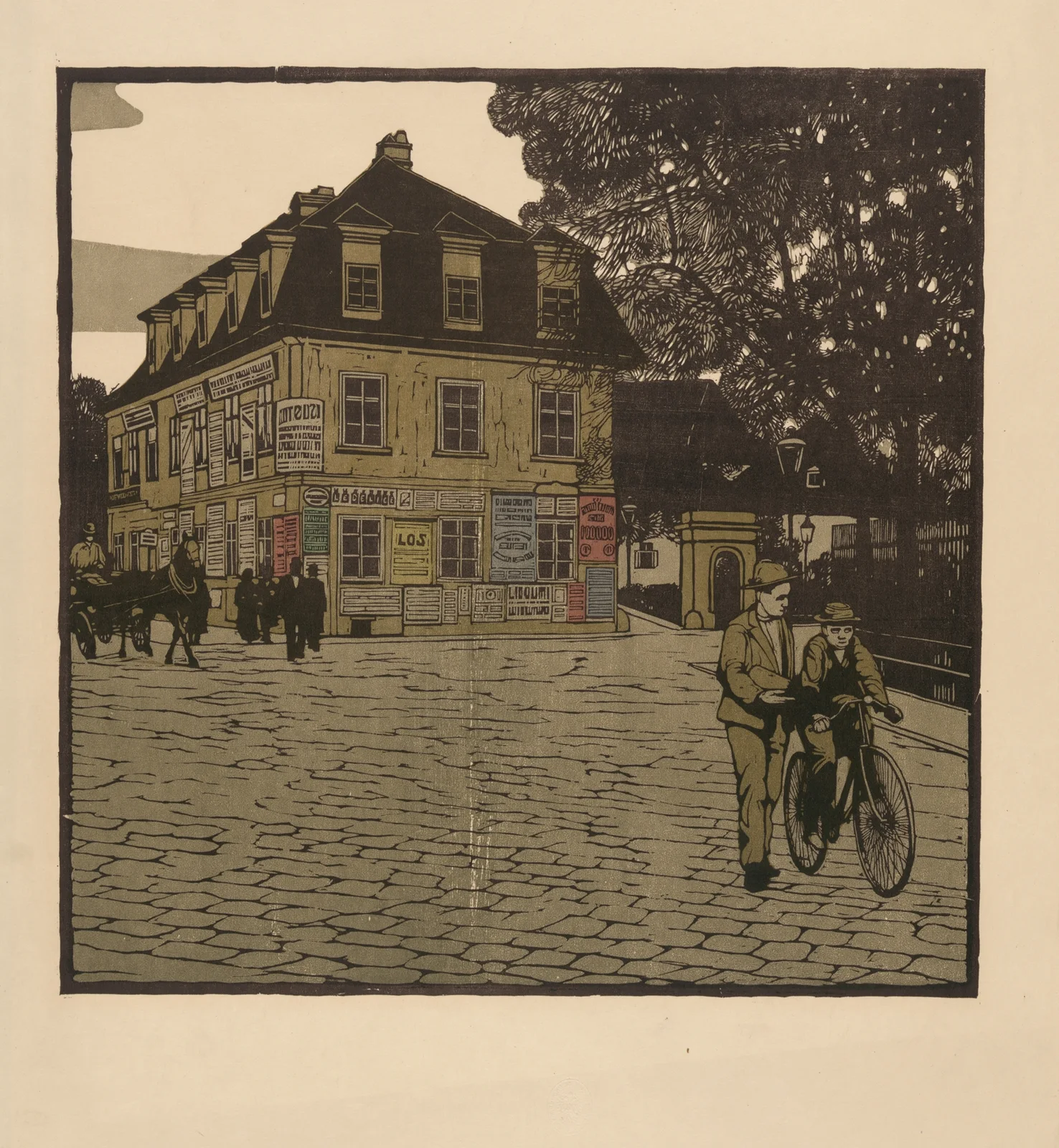 Bäckenhausl av Carl Moll