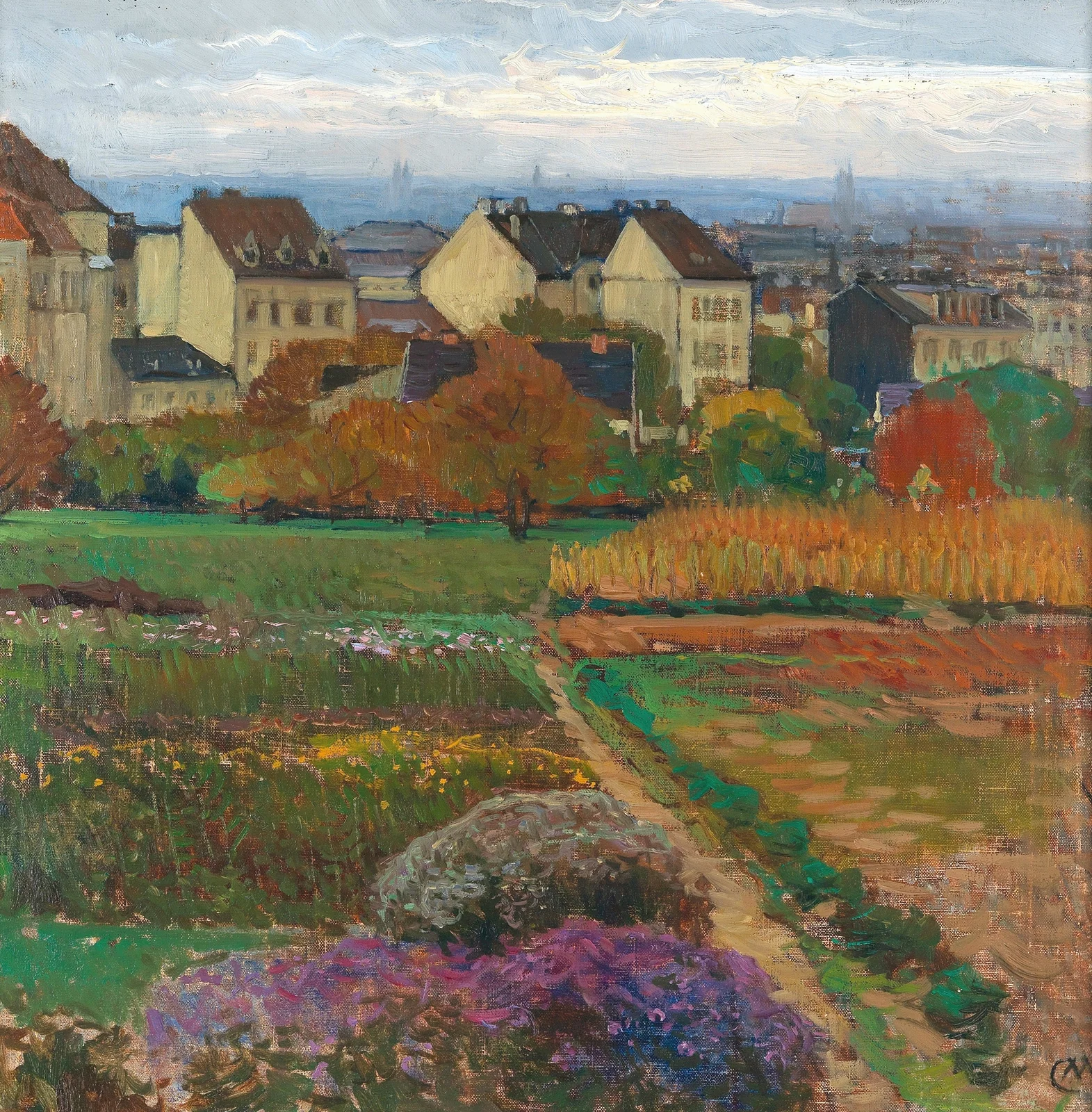 Döbling Wien av Carl Moll