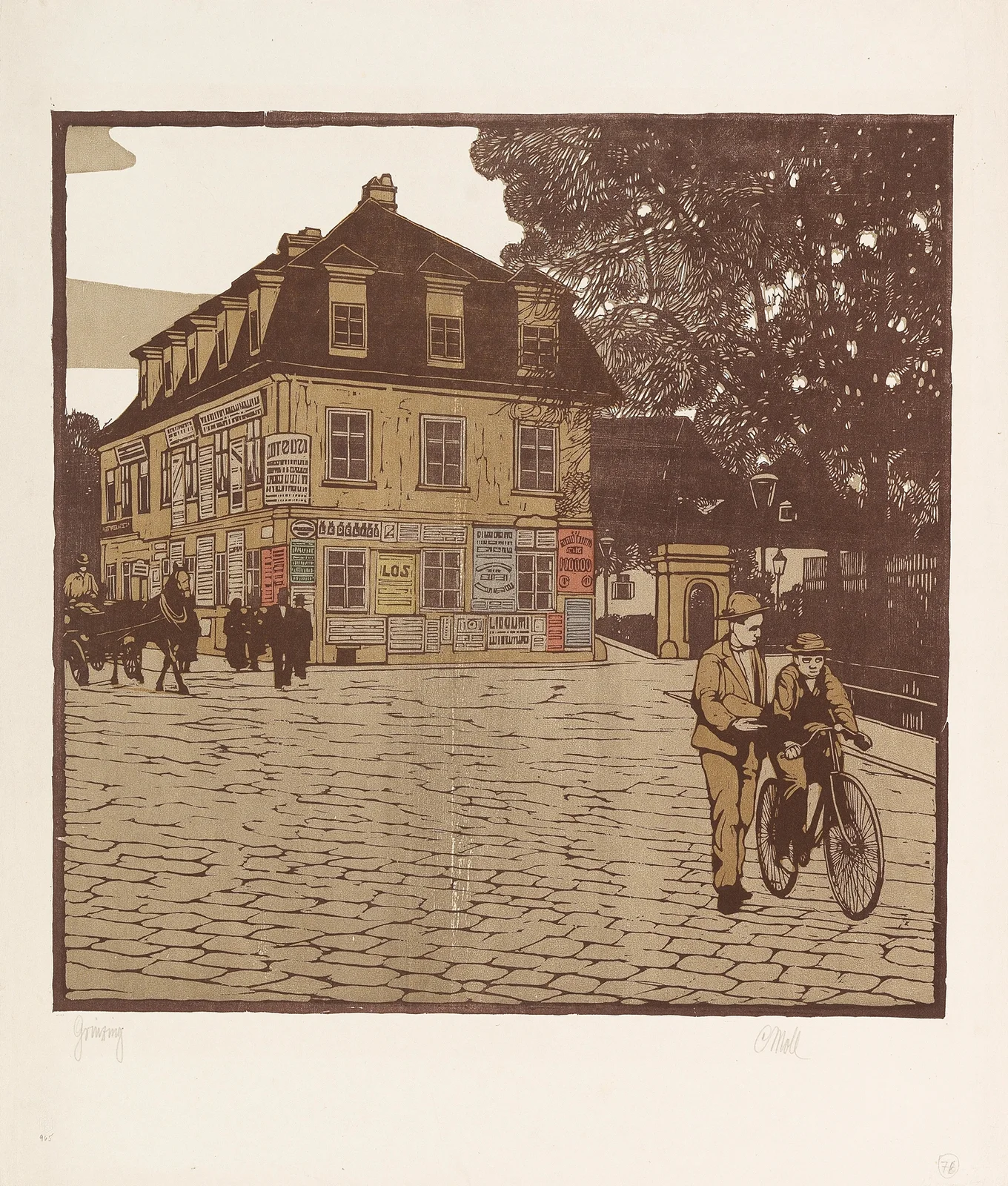 Grinzing av Carl Moll