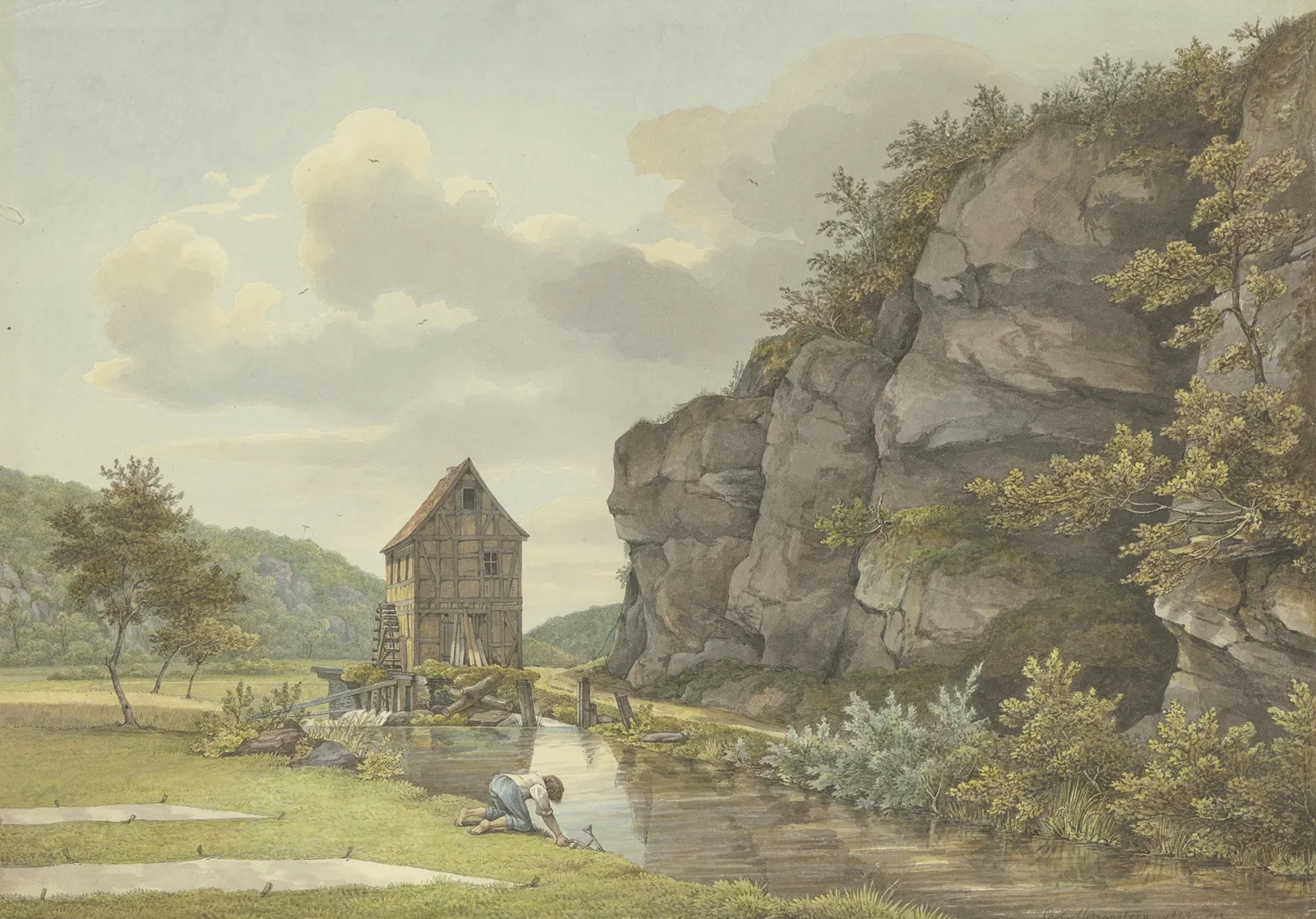 Schneidemühle bei Eppstein (Lorsbacher Tal) av Carl Morgenstern