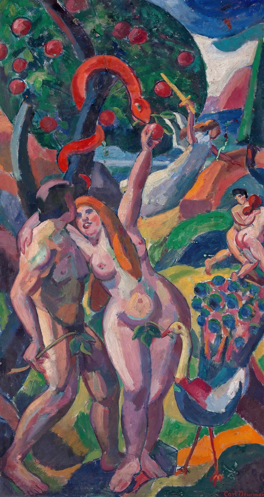Adam and Eve av Carl Newman