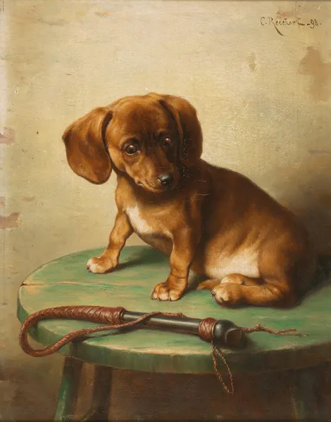 A Dachshund Puppy av Carl Reichert
