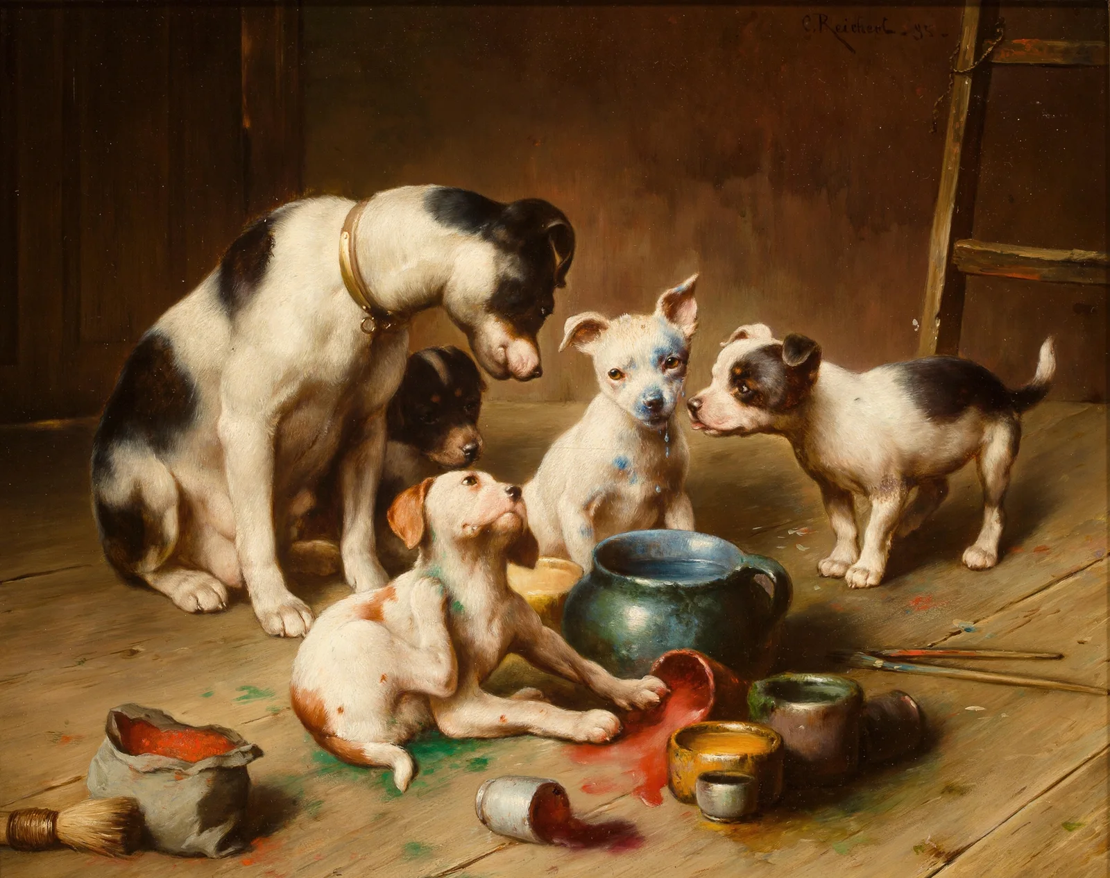 Budding artists av Carl Reichert