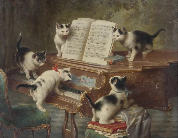 The Kittens’ Recital av Carl Reichert