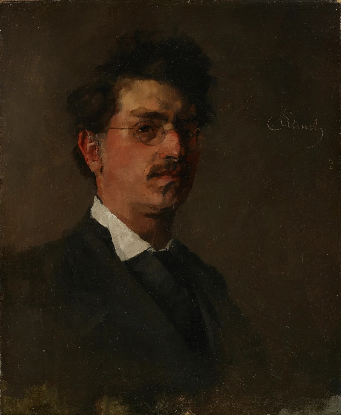 Selbstporträt av Carl Schuch