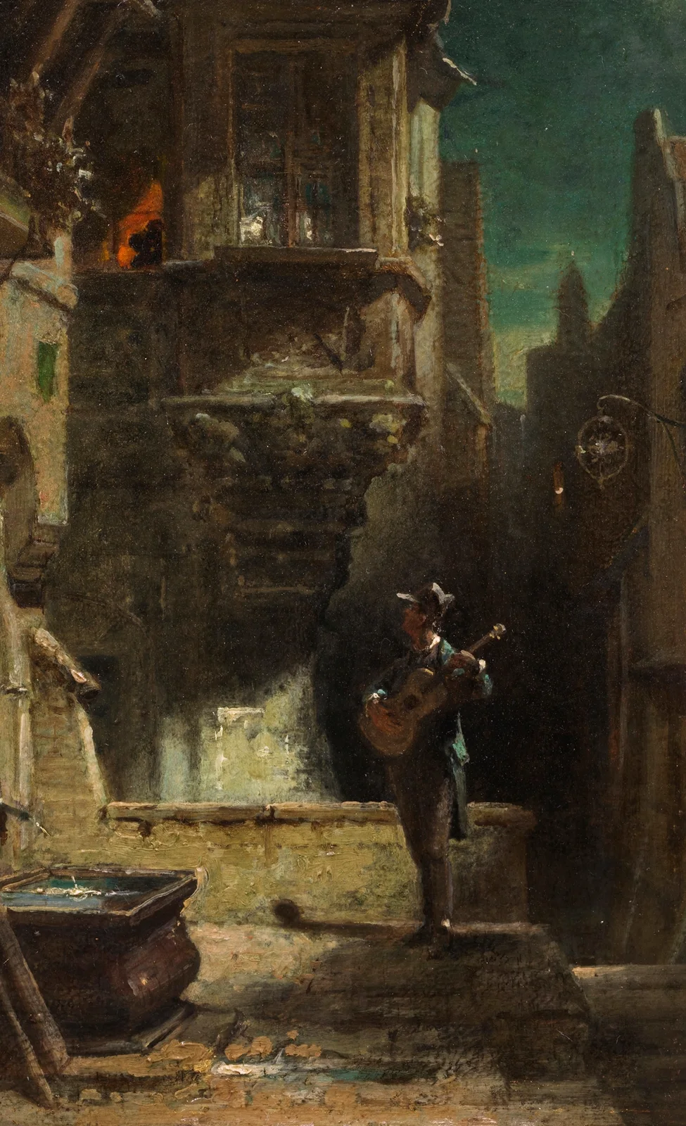 Das Ständchen av Carl Spitzweg