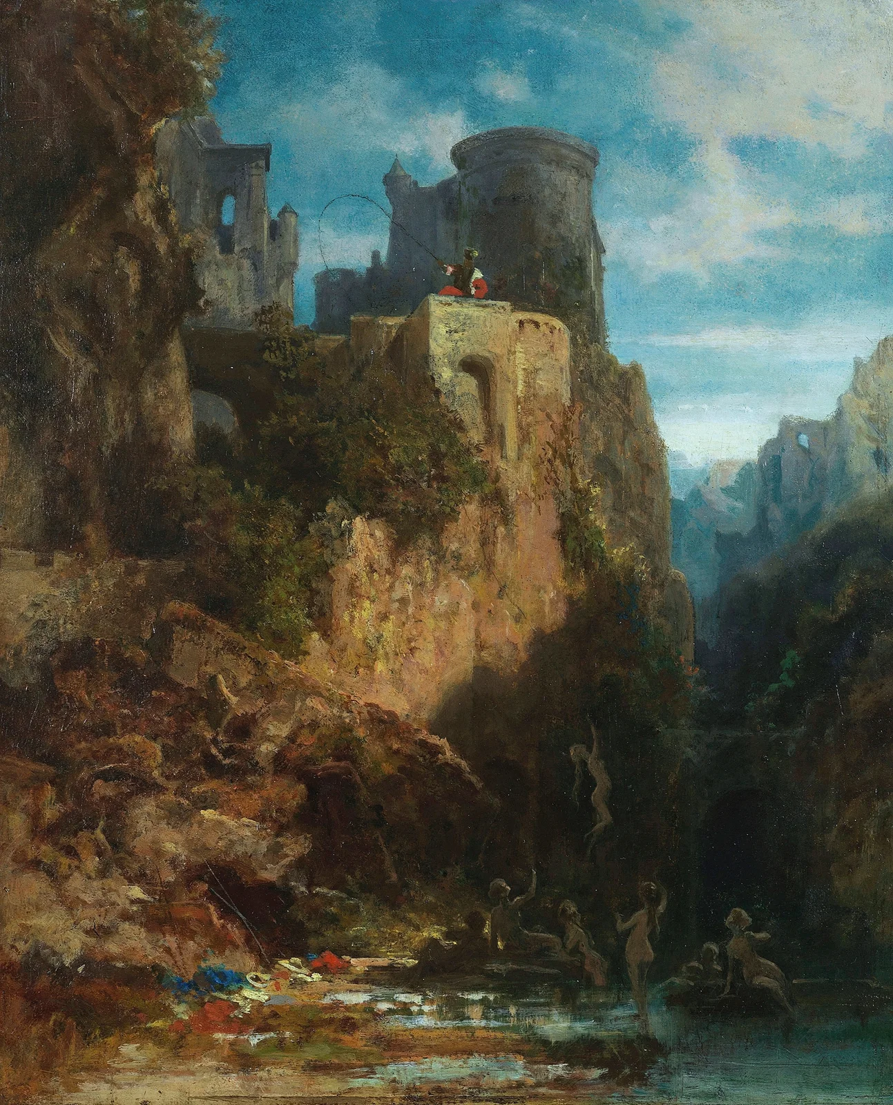 Nixenfang av Carl Spitzweg