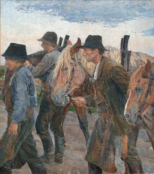 Farmworkers from Uppland av Carl Wilhelmson