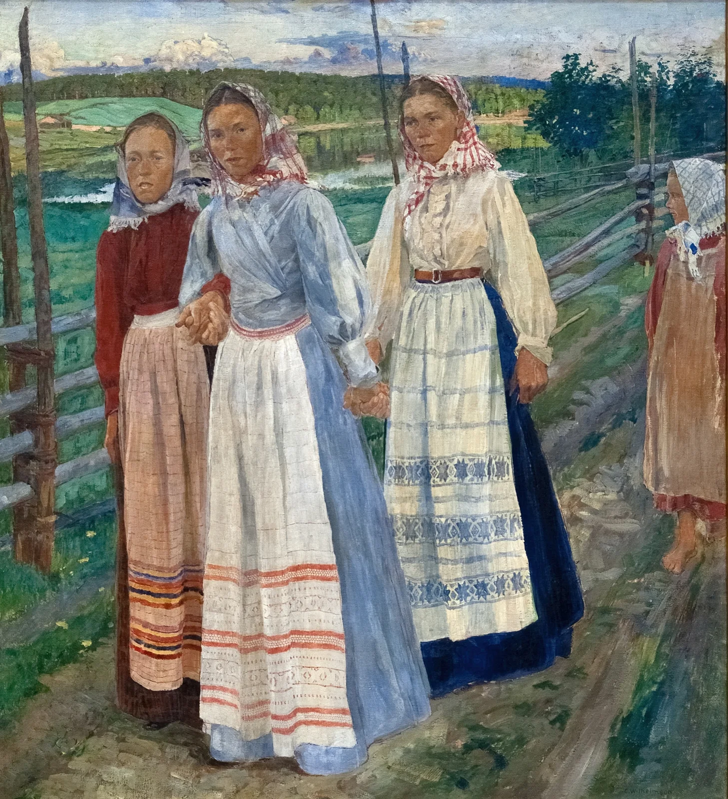 Lördagskväll av Carl Wilhelmson