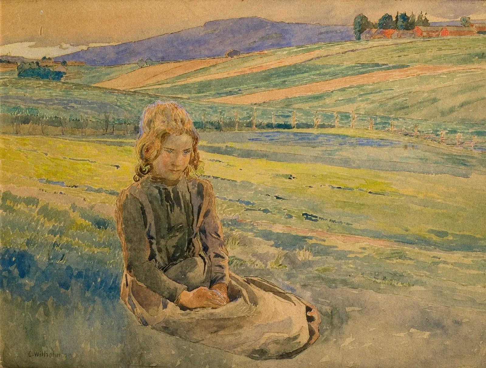 Summer Evening av Carl Wilhelmson
