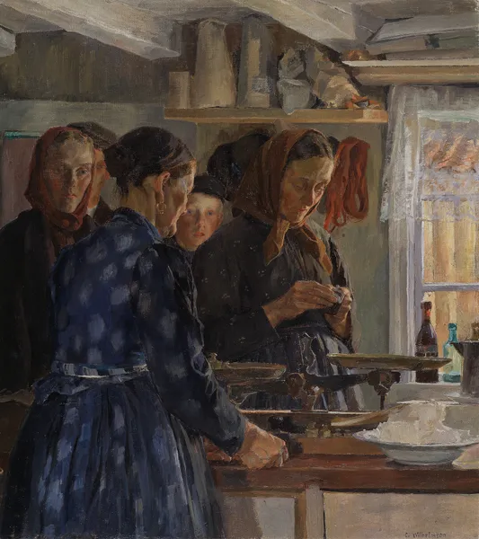 The Village Shop av Carl Wilhelmson