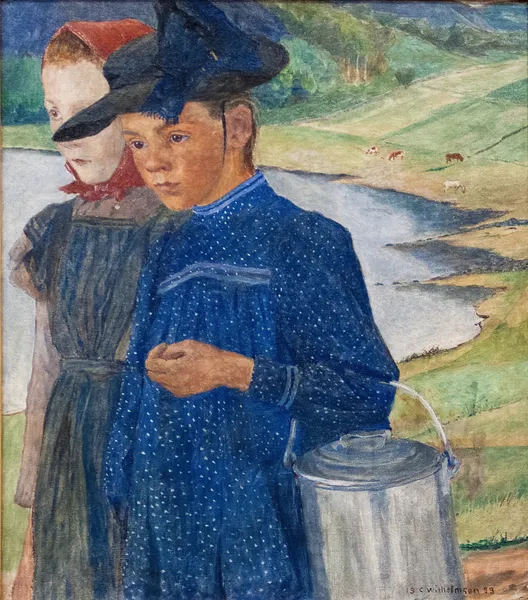 Two Girls on the Road av Carl Wilhelmson