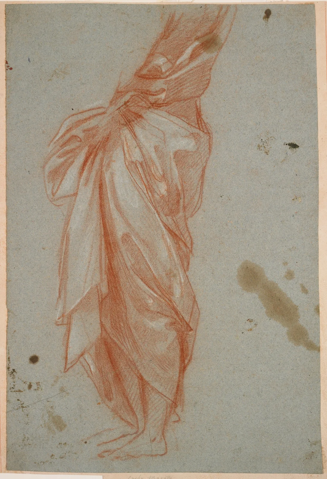 Drapery Study (17th-18th century) av Carlo Maratti