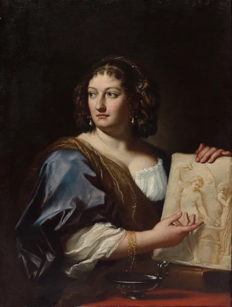 Portrait of Francesca Gommi Maratti av Carlo Maratti