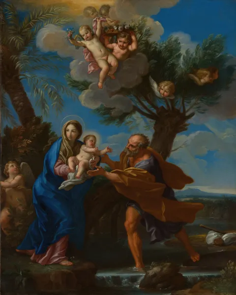 The Flight into Egypt av Carlo Maratti