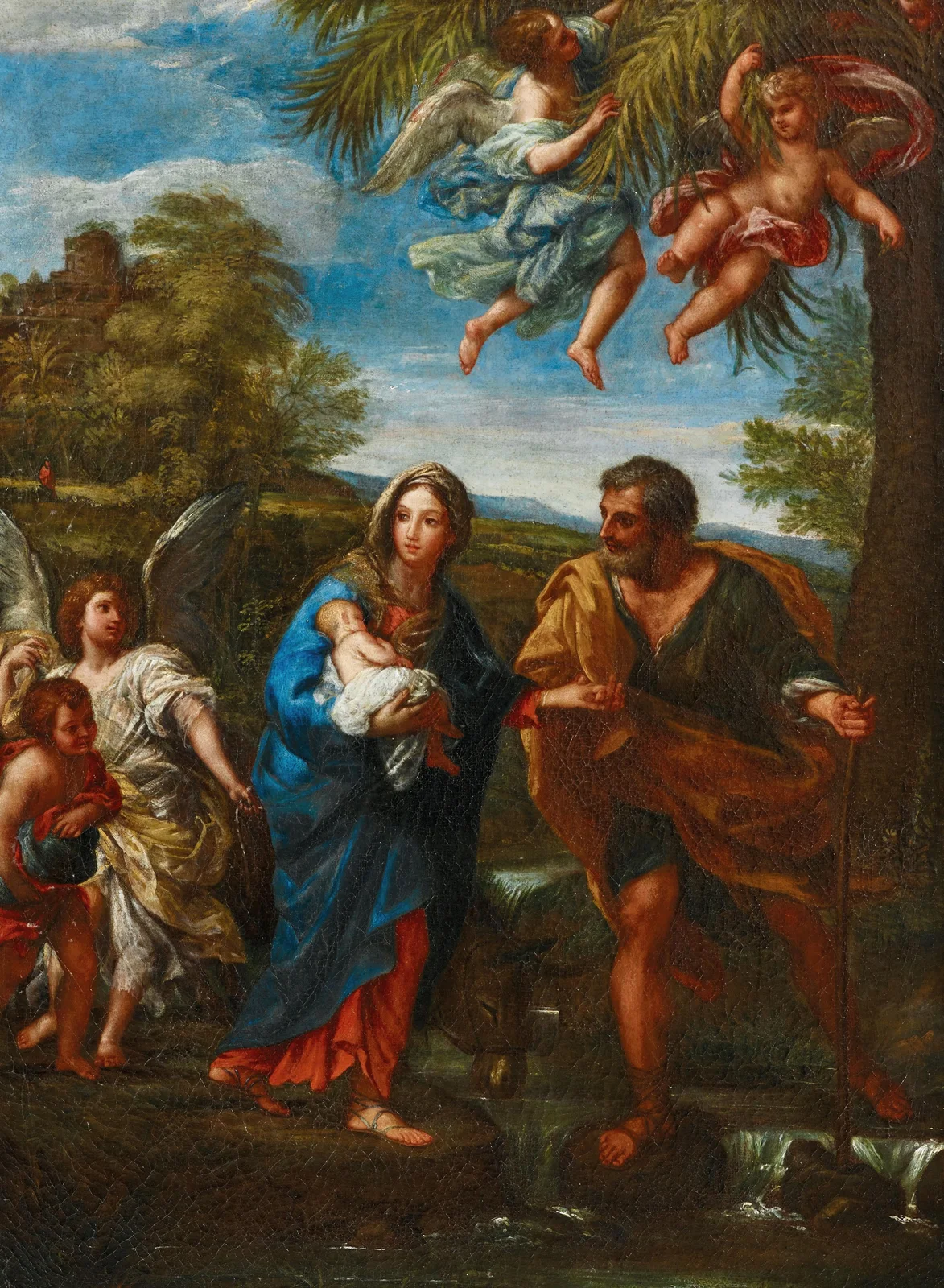 The Flight into Egypt – nr 1 av Carlo Maratti