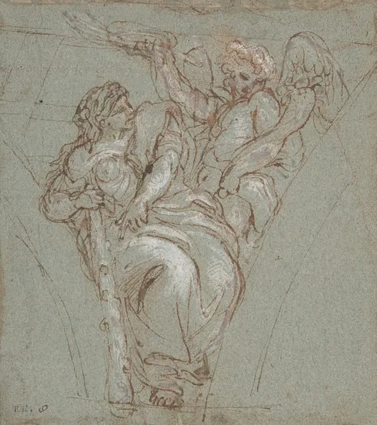 Virtue Crowned by Honor av Carlo Maratti