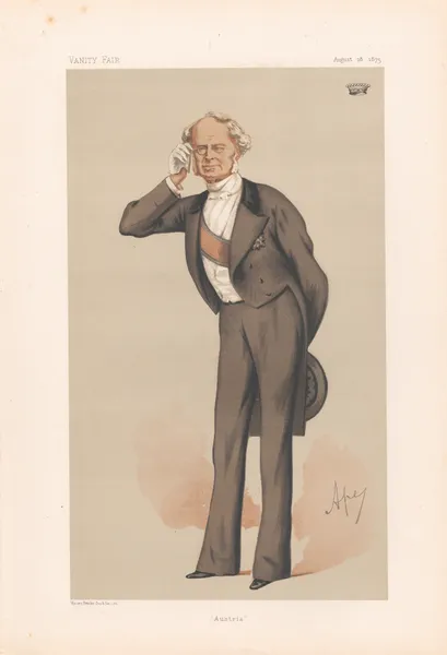 Ambassadors to England; Austria – Frederick Ferdinand, Count Beust – 28 Aug. 1875 av Carlo Pellegrini