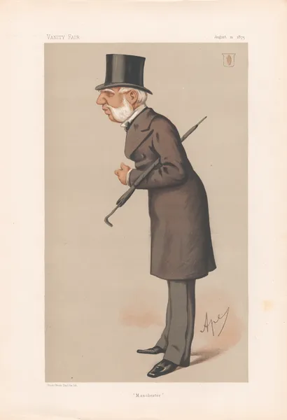 Businessmen and Empire Builders. ‘Manchester’. Sir Thomas Bazley. 21 April 1875 av Carlo Pellegrini