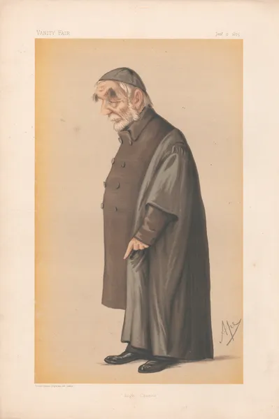 Clergy. ‘High Church’ Pusey. 2 January 1875 av Carlo Pellegrini