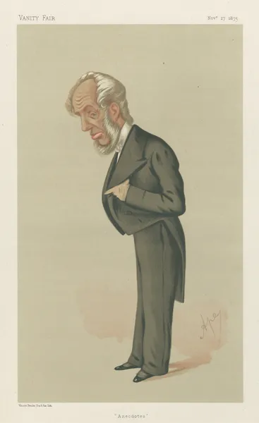 Literary; ‘Anecdotes’, Mr. Abraham Hayward, November 27, 1875 av Carlo Pellegrini