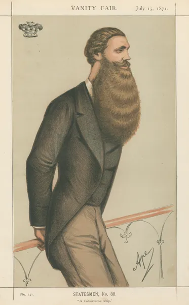 Politicians – ‘A Conservative whip’. Lord Skelsmerdale. 15 July 1871 av Carlo Pellegrini
