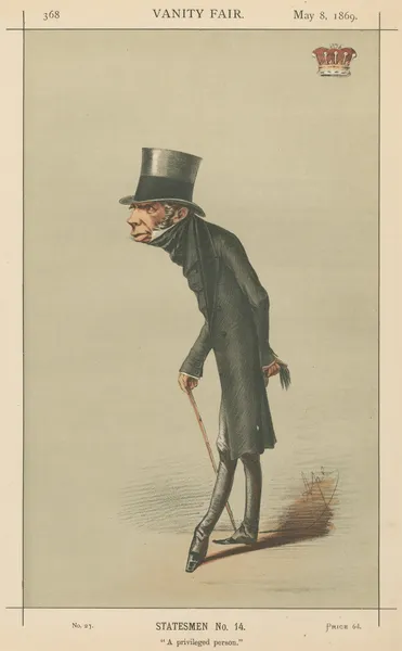 Politicians – ‘A privileged person’. Earl Grey. May 8, 1869 av Carlo Pellegrini