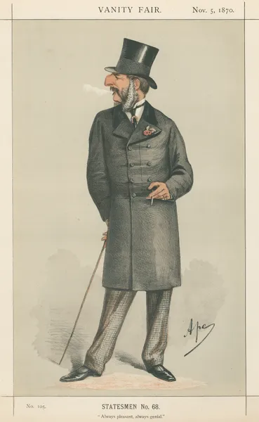 Politicians – ‘Always pleasant, always genial.’ The Hon. J. C. Vivian. 5 November 1870 av Carlo Pellegrini