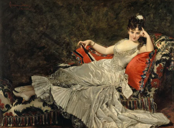 Portrait de Mademoiselle de Lancey av Carolus-Duran