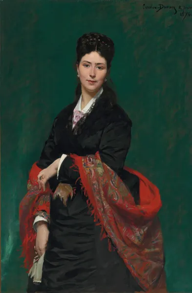Portrait of Madame Marie Clerc av Carolus-Duran