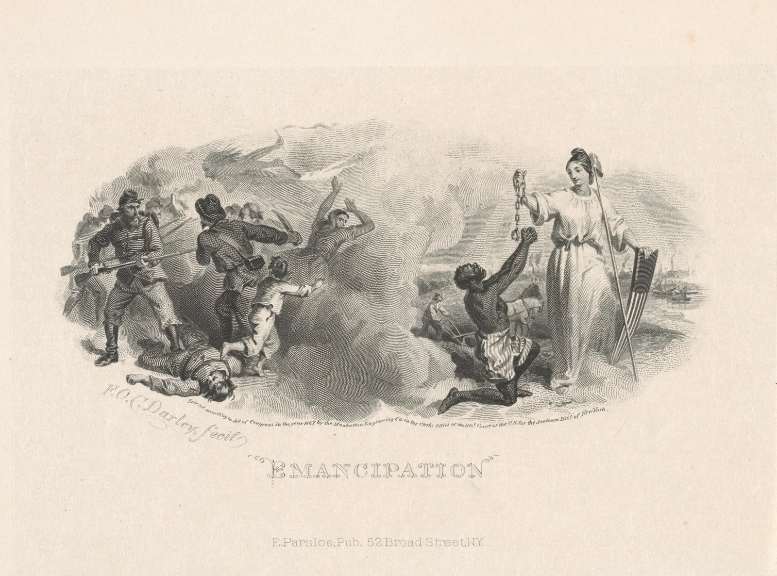 Emancipation av Felix Octavius Carr Darley