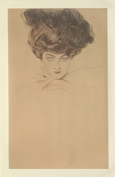 Mademoiselle Letellier, 1907 – nr 3 av Paul César Helleu
