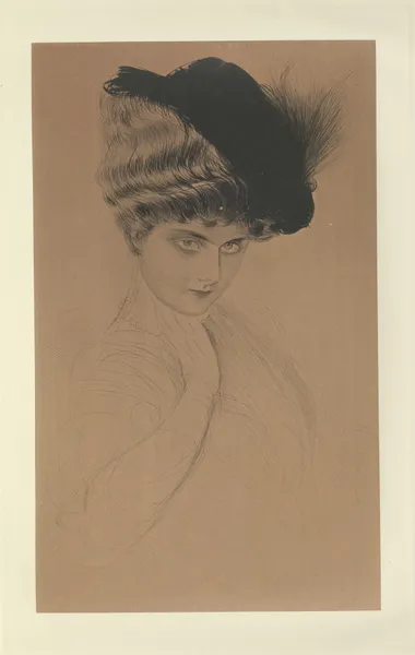 Mademoiselle Letellier, 1907 – nr 1 av Paul César Helleu
