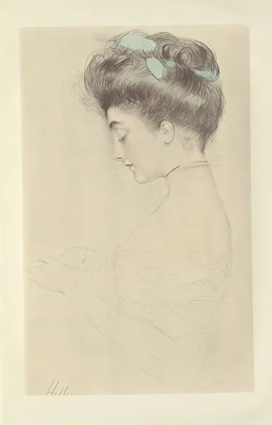 Mrs. Law, 1907 – nr 2 av Paul César Helleu