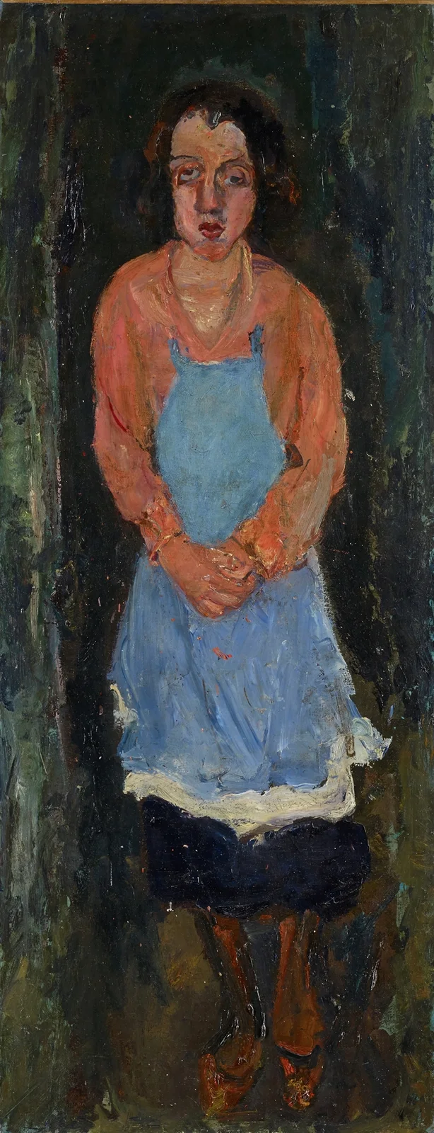 Cook in Blue Apron av Chaïm Soutine