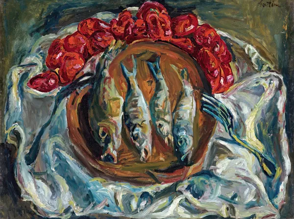 Poissons Et Tomates av Chaïm Soutine