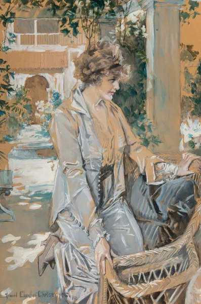 In the Courtyard av Howard Chandler Christy